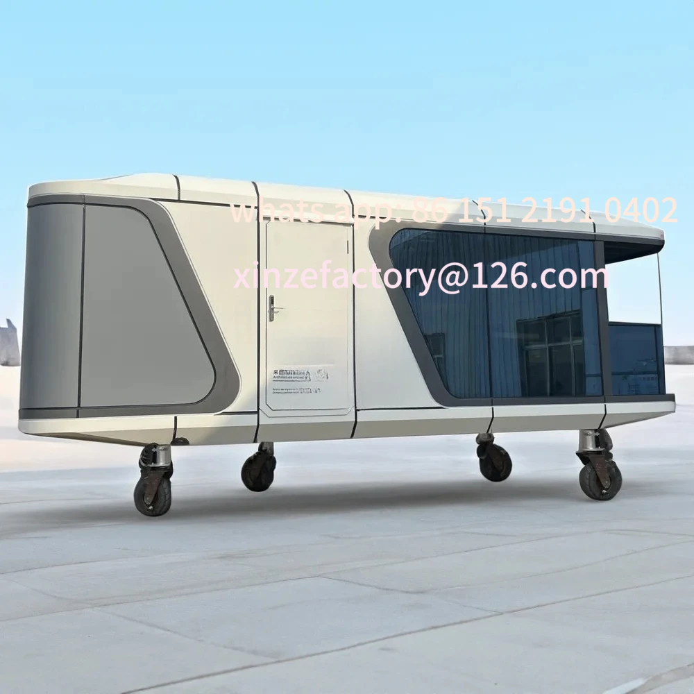 Customizable Luxury Smart Maison Outdoor Container House Commercial Space Airship Pod Modular Prefab House Restaurant