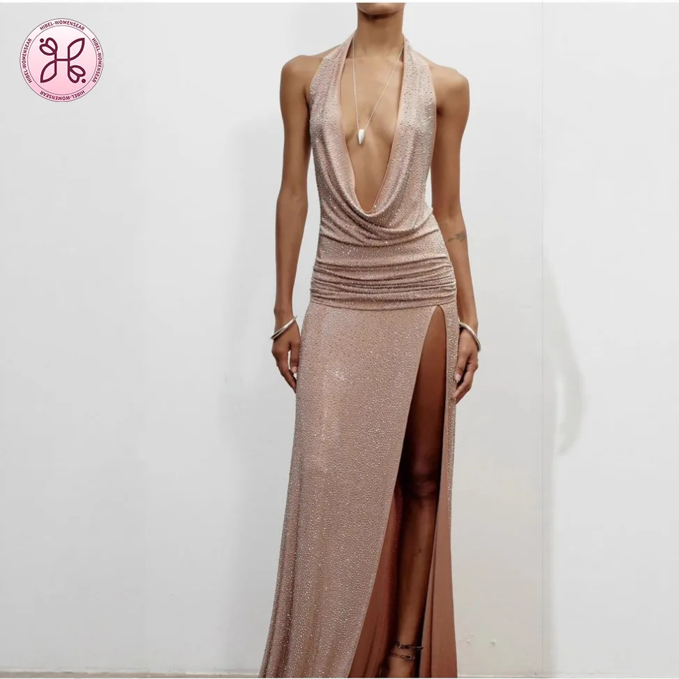 Vestido Couture Glitter - Cristal incrustado com recortes estratégicos