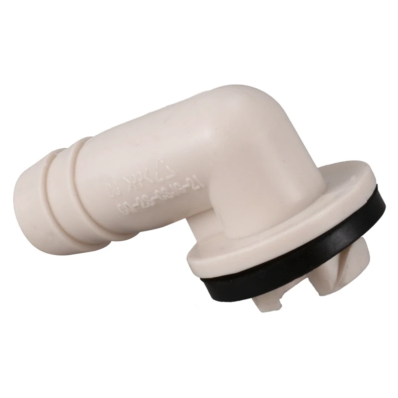 2X Air Conditioner Ac Drain Hose Connector Elbow Fitting For Mini-Split Units And Window Ac Unit 3/5 Inch(15Mm)