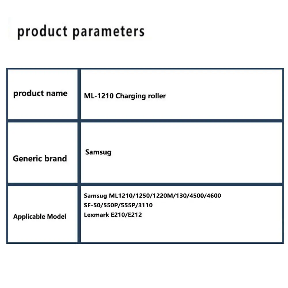 

PCR Main Charge Roller for SAMSUNG ML-1210 4500 4600 1250 1430 SF-530 550P 555P