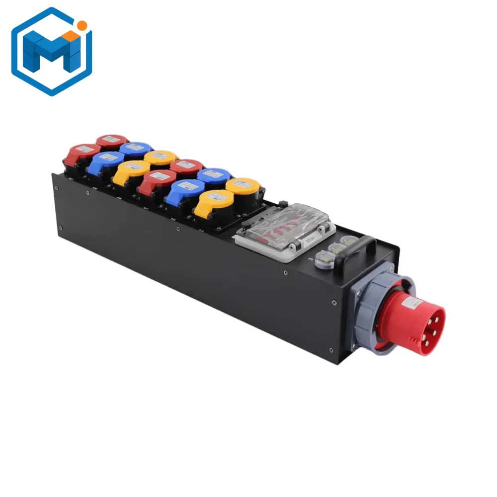 W-21 DJ Event Show Power Distributor Rectangle 12 Road 16A Outdoor Output Power Distribution