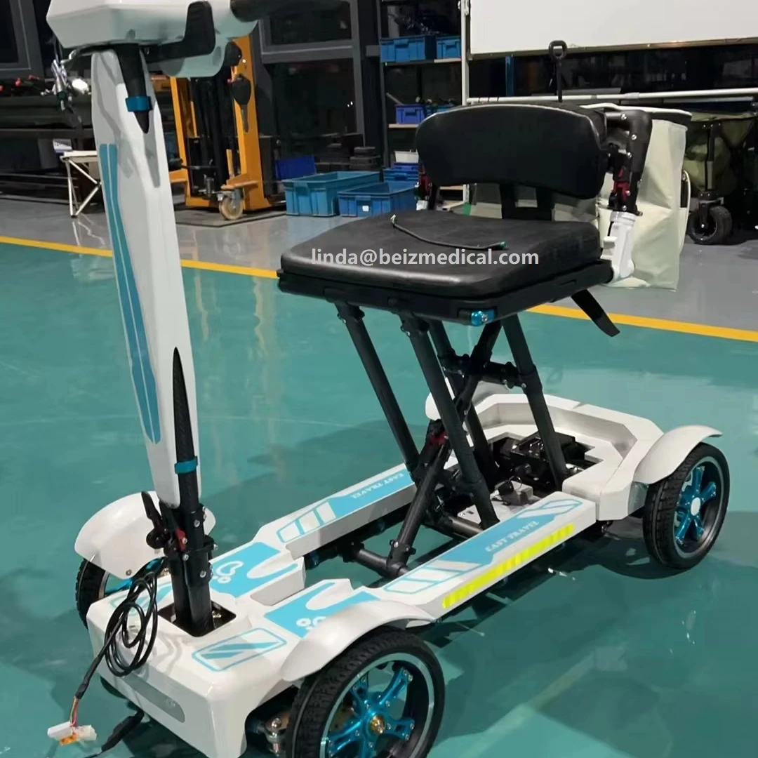 

18.5kg Lightweight Electric Scooter Carbon Fiber Portable Battery Supports A Detachable + Battery Lock For Edlerly- BZ-JR05