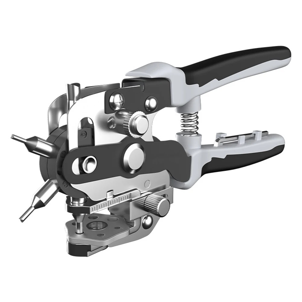 

Stainless Steel Leather Hole Puncher with V Shaped Cutting Edge for Precise Hole Placement in Various Materials