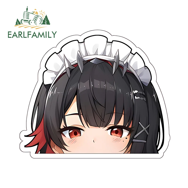 EARLFAMILY 13cm × 11.1cm Zenless Zone Zero Ellen Joe Peeker Cute Car Stickers Amusing Game Character Decals Nice Car Goods