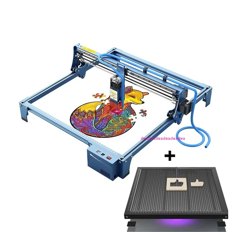 

S10 10W Industrial Grade Carving Engraver Small Business Machine Ideas Laser Engraving Machine with Honeycomb