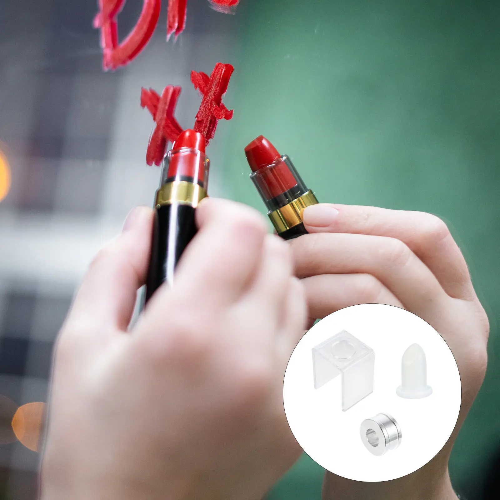 2 Sets Lipstick Mold Bracket DIY Supplies Lip Balm Making Refill Container Leakproof Snap Close Fun Family Gift Tool