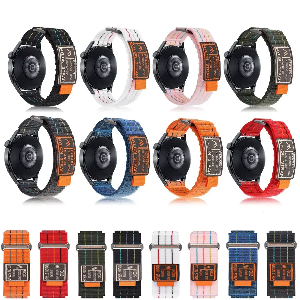

20mm 22mm Nylon Loop Strap For Garmin Venu 3/2/Vivoactive 4/5/6 band For Forerunner 570/965/165/265/255 Bracelet Venu Watchband