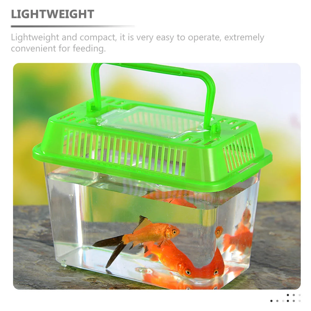 Plastic Turtle Fish Tank Habitat Breeding Tortoise Living Climbing Pet Feeding Container Reptilians Aquarium