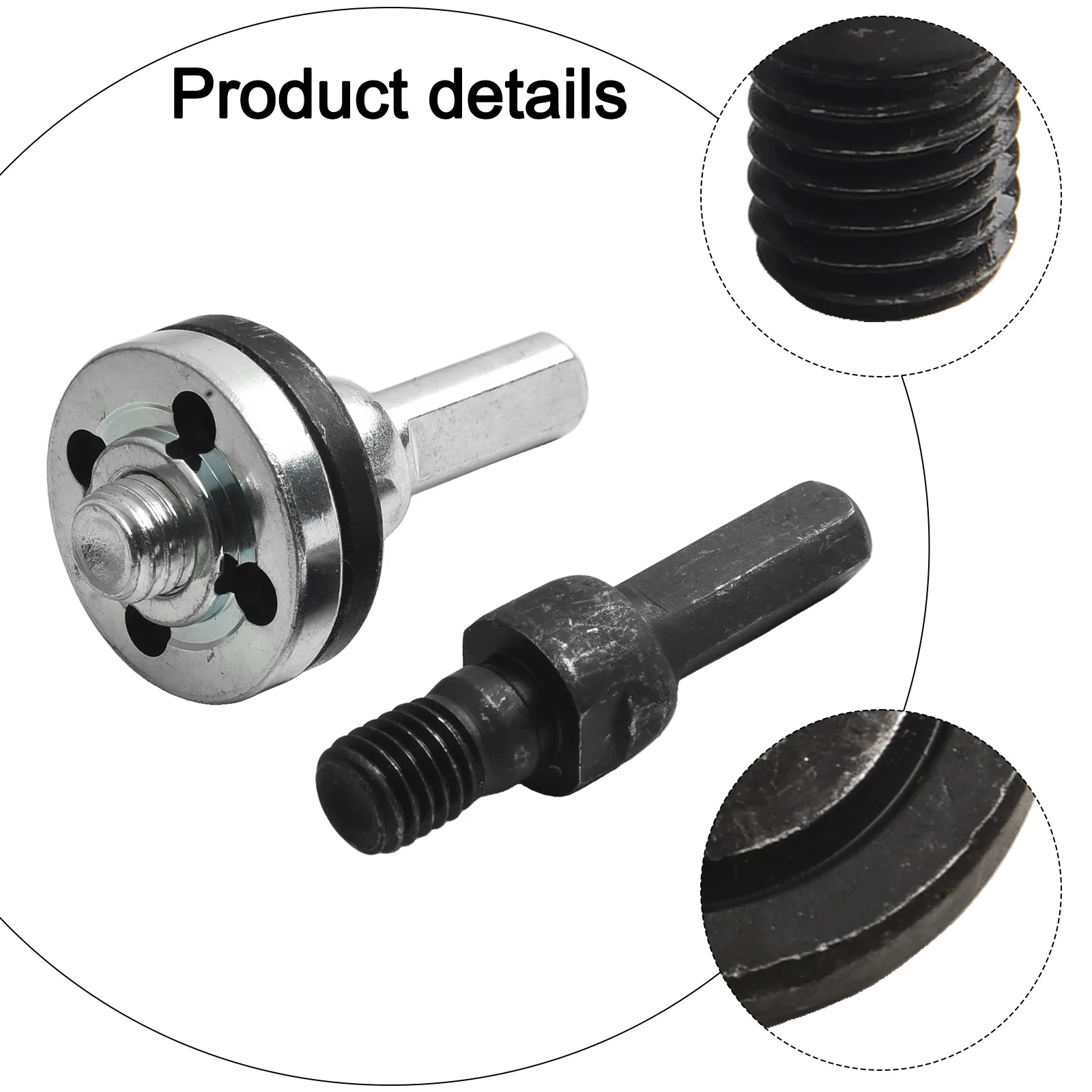 Simplified Tool Transformation Pair of Connectors Designed Specifically for Converting Regular Drills into Grinders