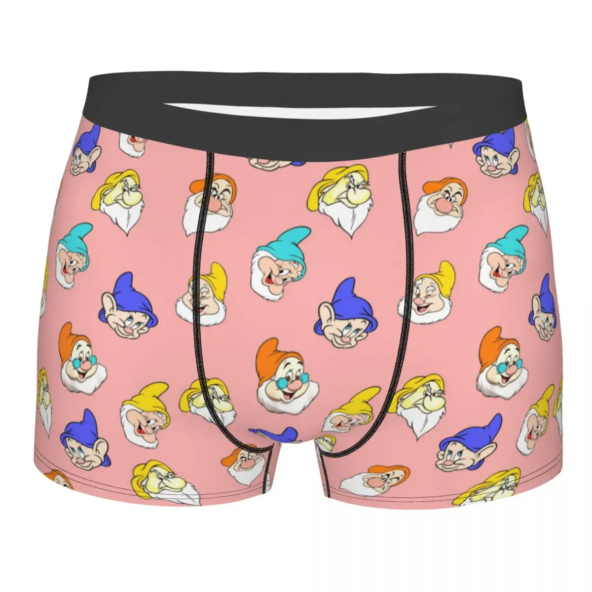 

Custom Snow White And The Seven Dwarfs Underwear Men Breathable Boxer Briefs Shorts Panties Soft Underpants For Male