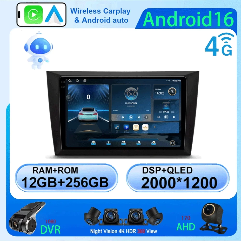Android 16 Car Radi…