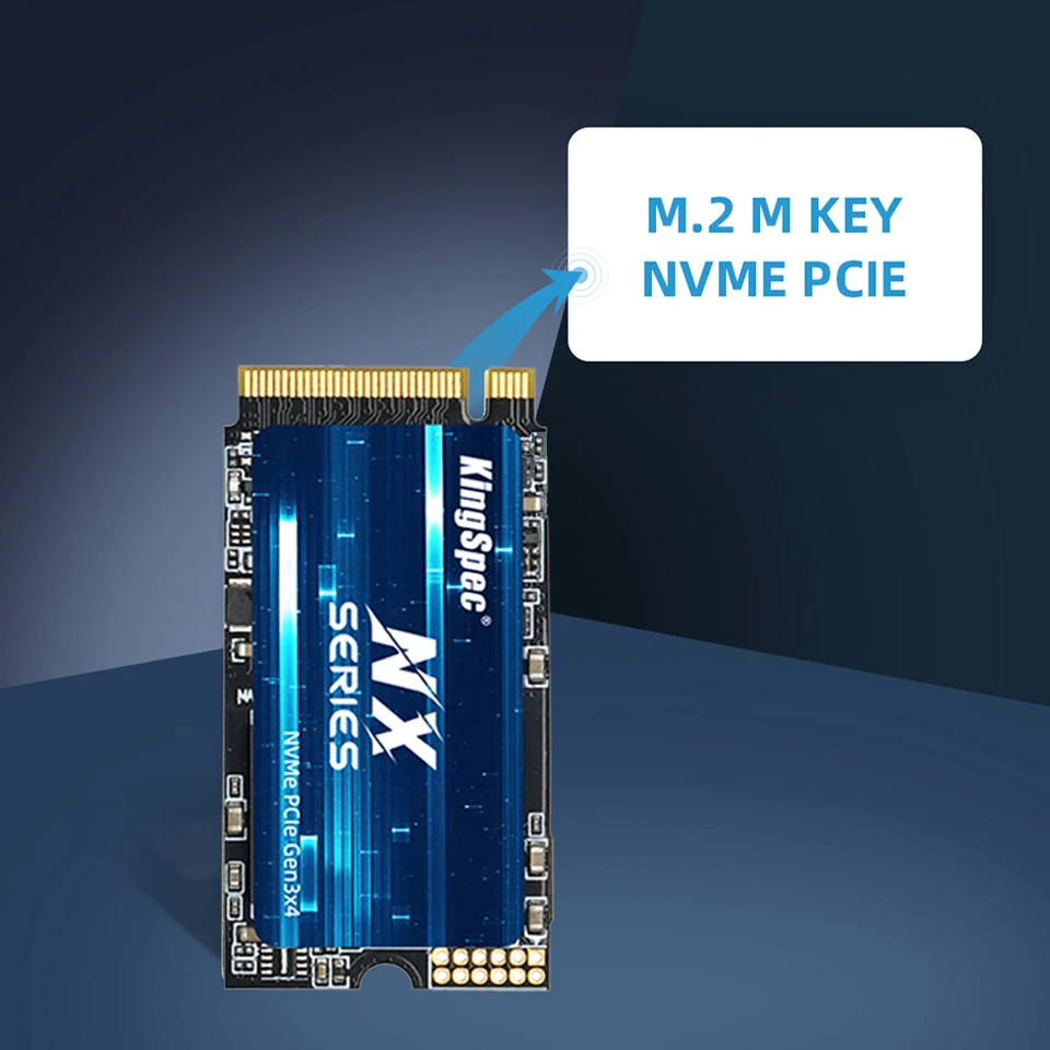 KingSpec 2242 SSD PCIe3.0 1TB 512gb 128g 256gb 2t M2 Nmve Hard