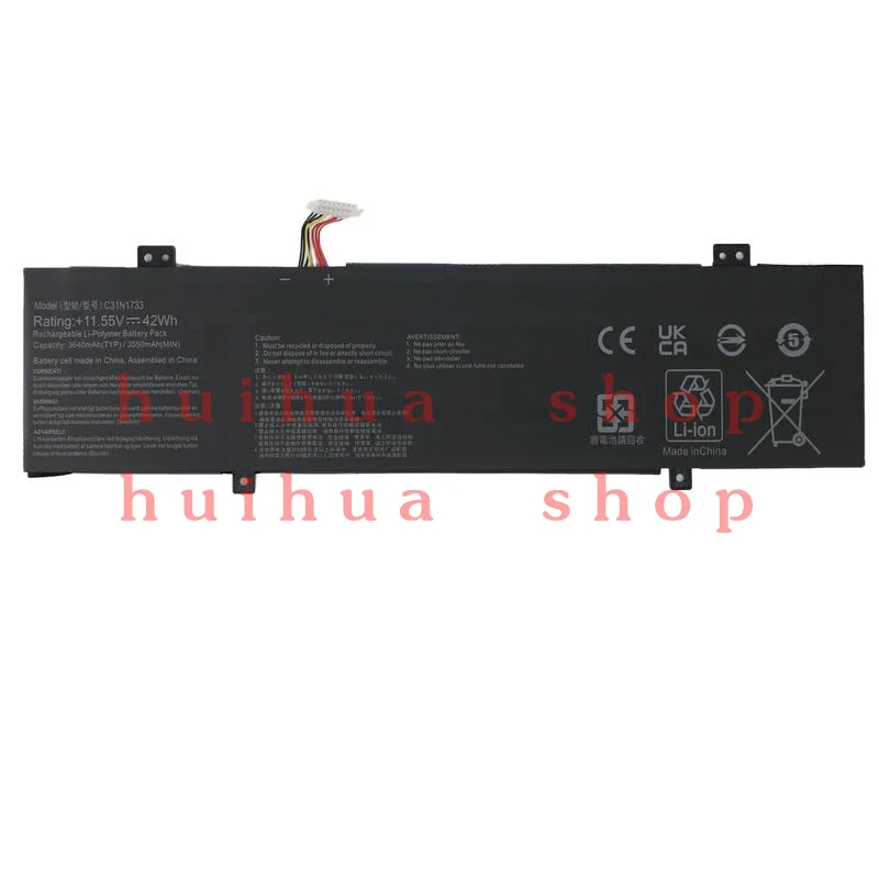 

✅ C31N1733 Battery For Asus VivoBook Flip 14 TP412UA TP412FA 0B200- 02970000 42Wh