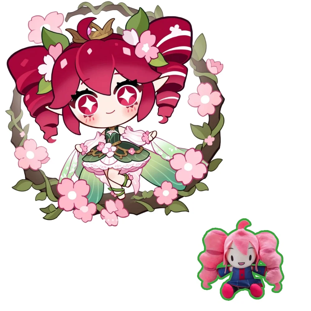 

New Anime Kasane Teto Cosplay 20CM Cute Plush Cotton Plushie Stuffed Pillow Birthday Gifts Girls