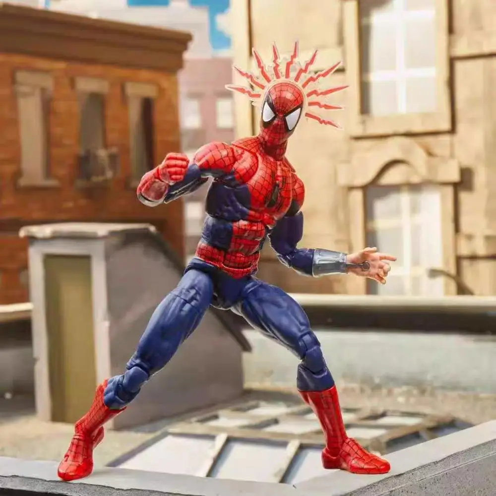 

Marvel Legends Maximum Series Spider-Man Deluxe Spider-Man Comics Collectible 6-Inch Action Figure Toy