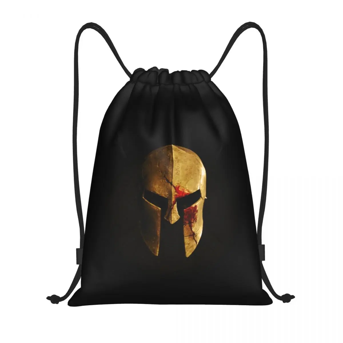 Spartan Helmet Sparta Skull Drawstring Bag Men Women Portable Sports Gym Sackpack Training Backpacks