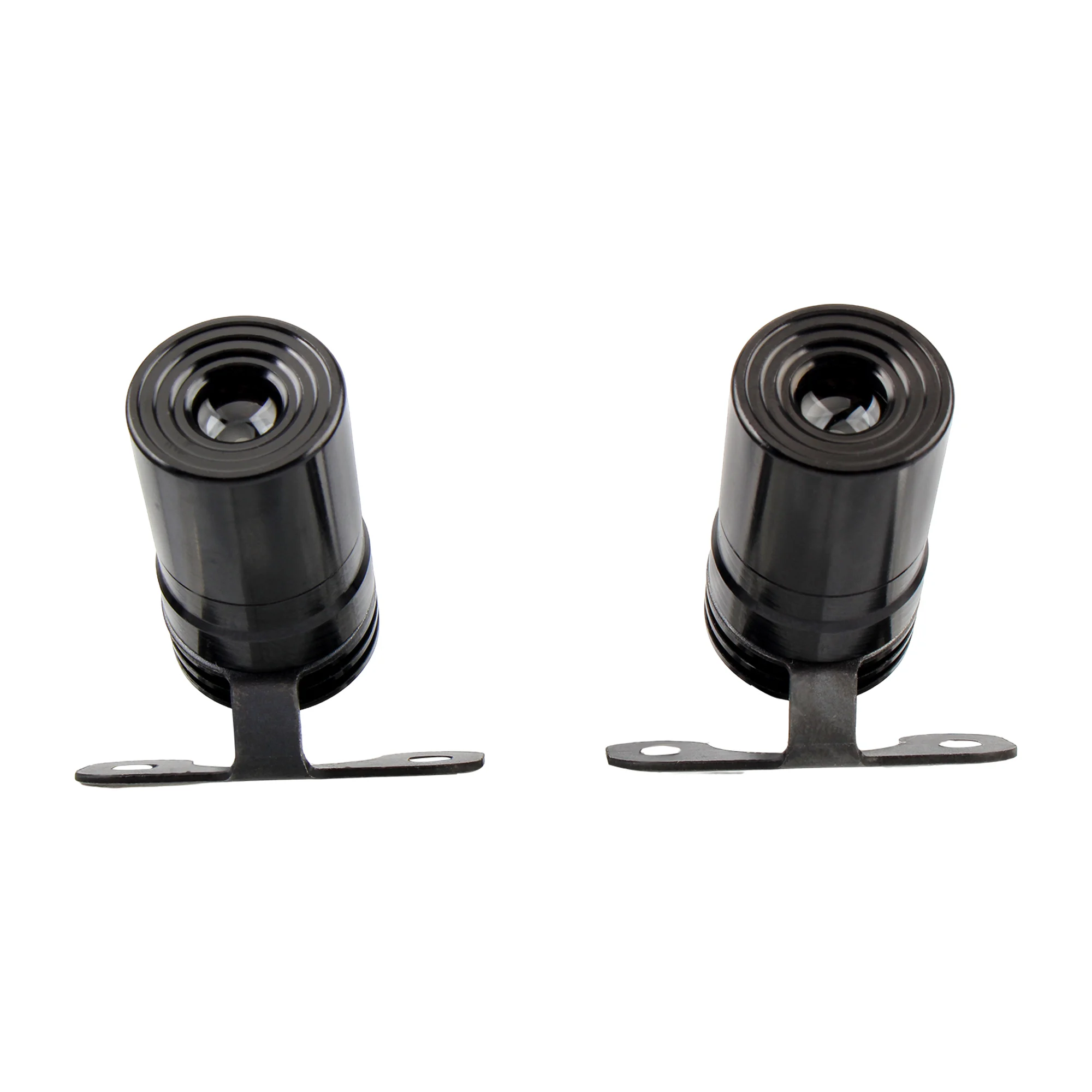 دراجة نارية عالمية LED الملاك الجناح أضواء الإسقاط 2 قطعة ل هارلي هوندا ياماها مصباح للزينة تعديل أجزاء #5