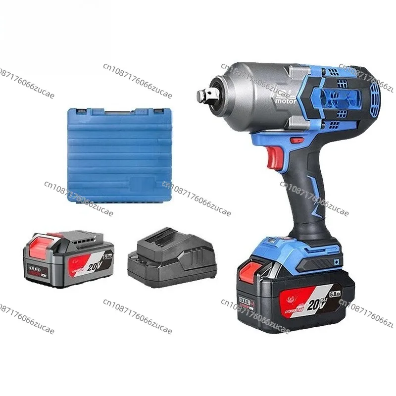 

Rechargeable Electric Wrench High Torque Brushless Impact Wrench Auto Repairman Lithium Battery Air Cannon