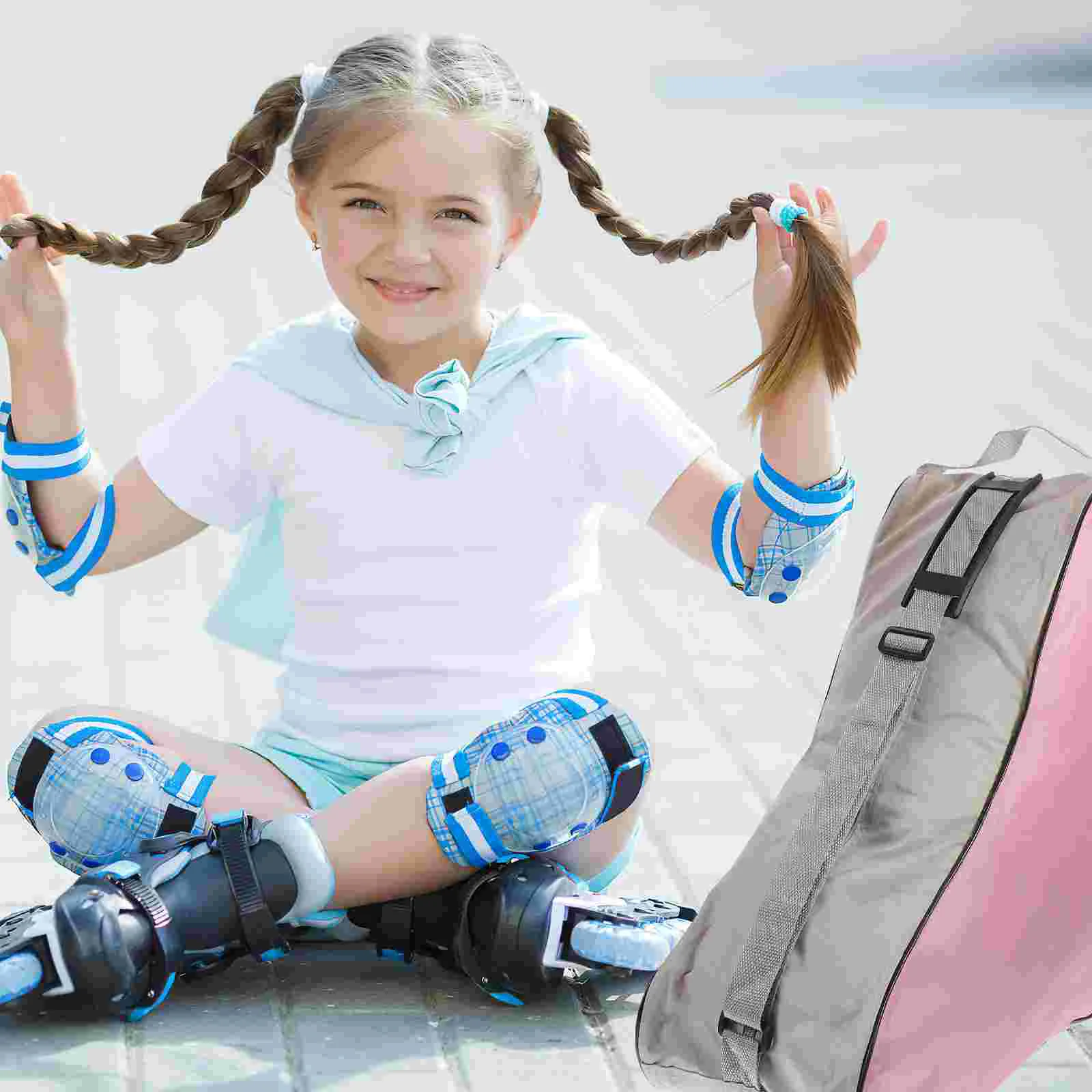 Rosa Einkaufstasche Rucksack Skate One Shoulder Anzug Eislaufen für Frauen Kinder Roller