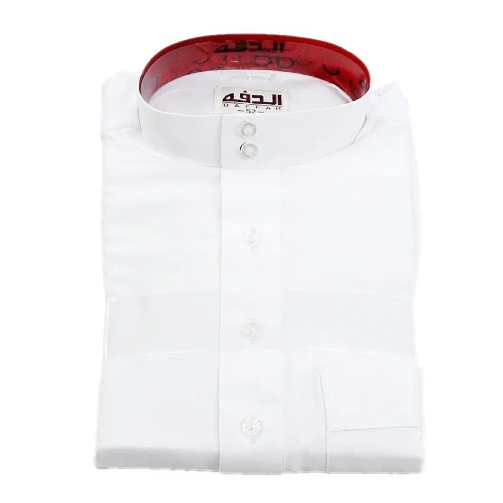 Saudi Arabian Muslim Men's Clothing, Arabian and Turkish Eid Al - Fitr Muslim Abaya White Long - Sleeved Worship Robes M-XXL
