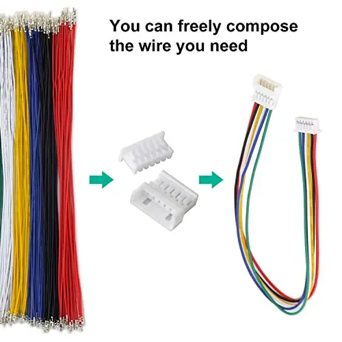 Imagem -05 - Picoblade-molex 1.25 mm Macho e Fêmea com Cabos 28awg mx 10 Pin Ks-mx1.25-mf