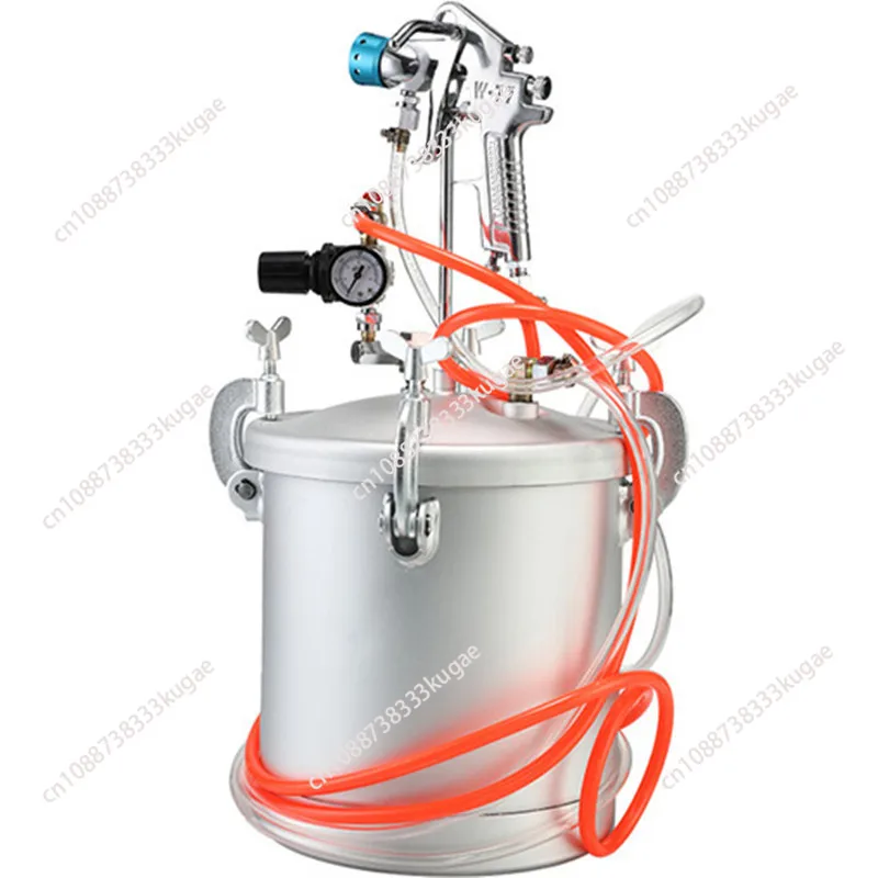

10L colorful paint spray gun feed pressure paint tank latex paint spraying machine sand spraying grab pressure tank