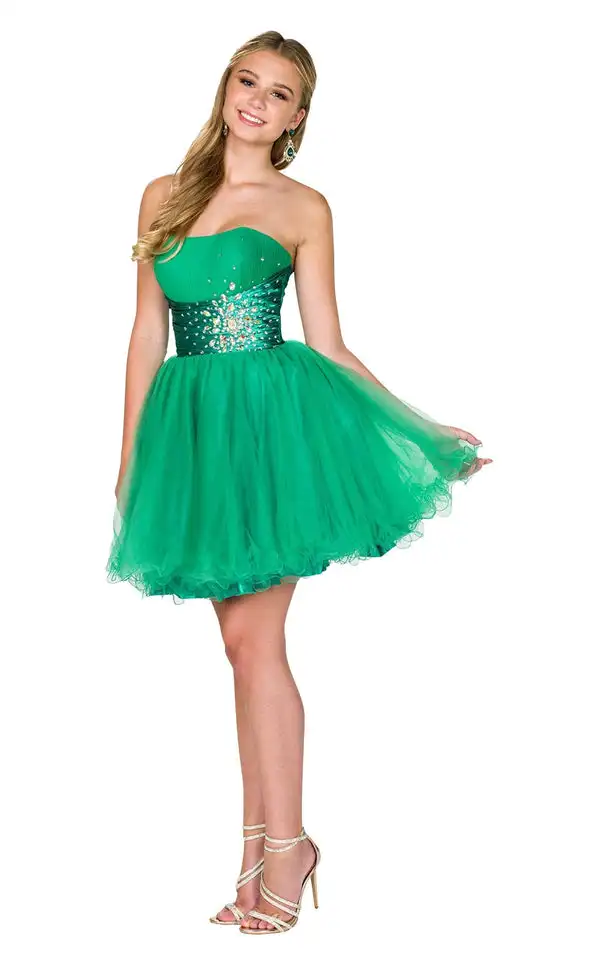 

Индивидуальные современные стильные простые тюлевые пояса со стразами и складками трапециевидной формы без бретелек мини-платья на заказ модные повседневные платья