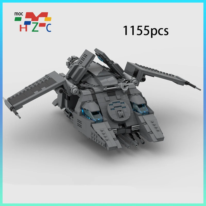 

1155pcs Imperial Dropship Transport Military Weapon Model Building Block DIY Brick Assembly Children Toy Gifts MOC-71988