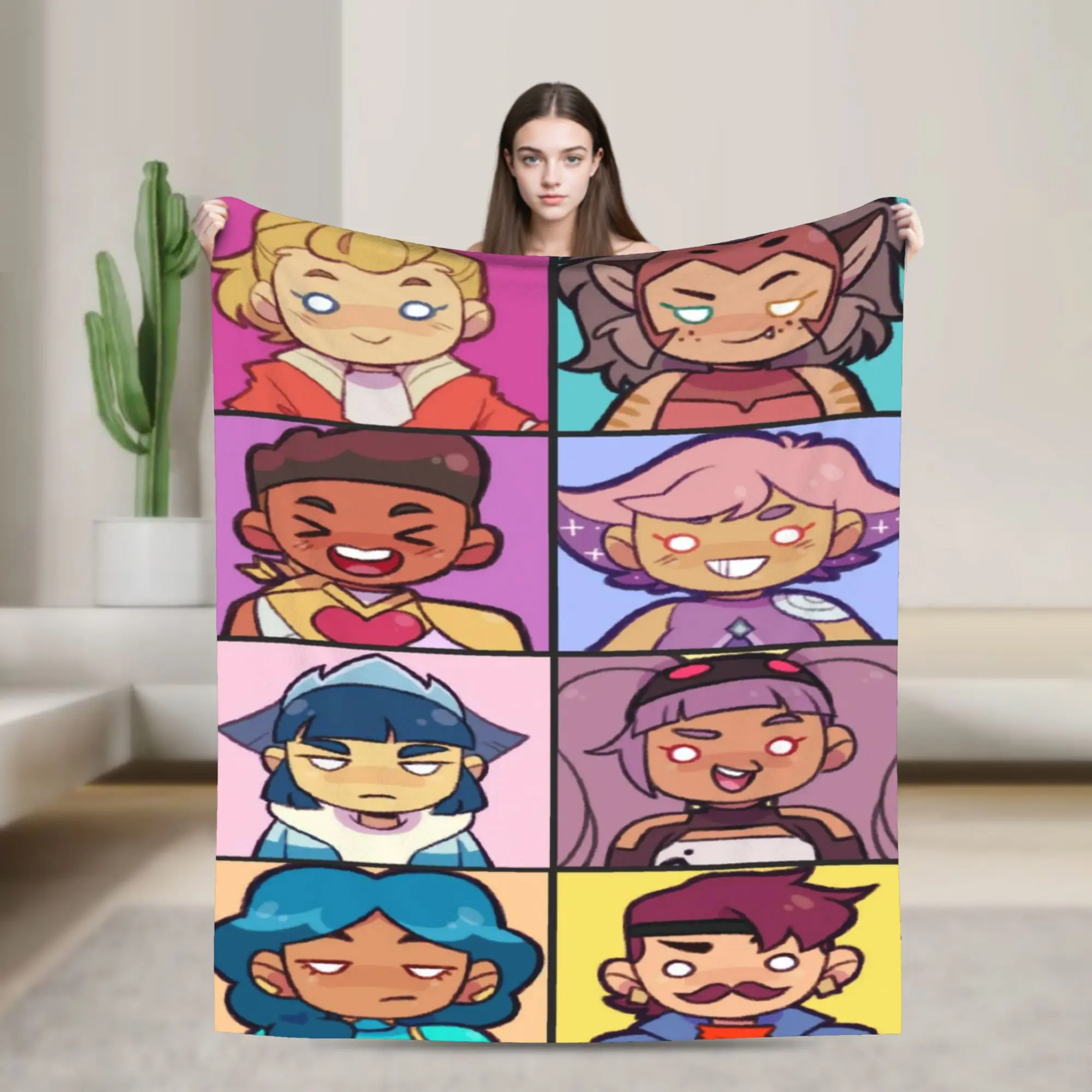 New Arrival She-Ra and the Princesses of Power Blanket Super Soft Coral Fleece Plush  Cozy Throw Blankets Machine Washable