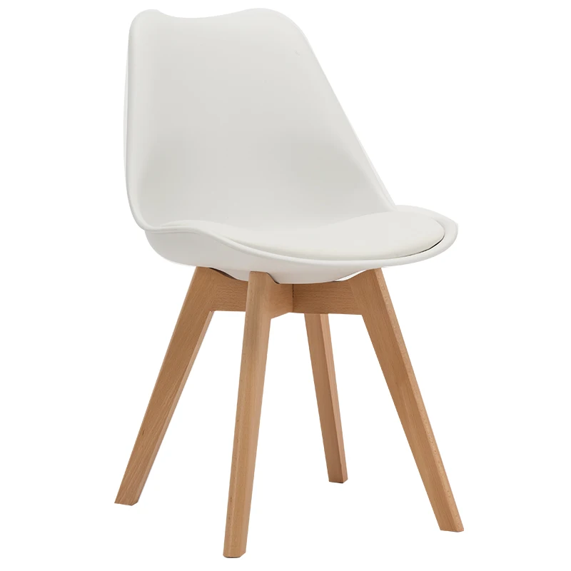 Office Chair Solid Wood Frame Modern Task Chair Scandinavian Home Office Chair with Lumbar Support Luxury Conference Stool