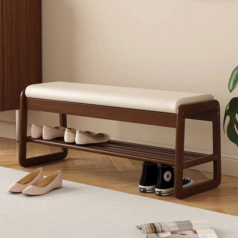 aoliviya-door-entrance-shoe-rack-with-seat-bench-changing-stool-storage-cabinet-solid-wood-soft-bag-stool