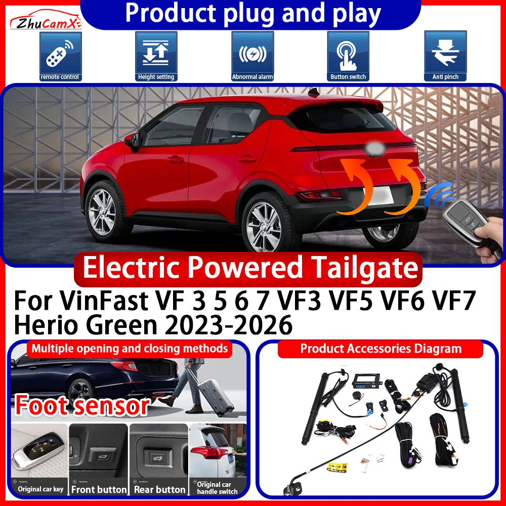 Powered Tailgate For Vinfast VF 3 5 6 7 VF3 VF5 VF6 VF7 Herio Green 2023-2026 A…