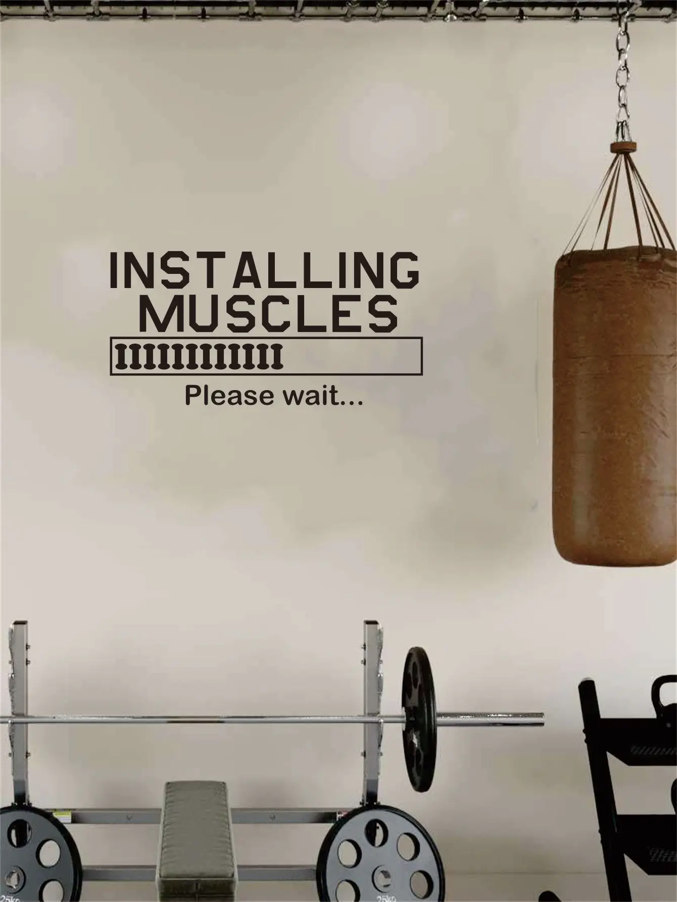 Motivational Gym DIY Wall Sticker Wall Art for Fitness Enthusiasts Vinyl Wallpaper Artistic Decals Sports Room Decor JZY189