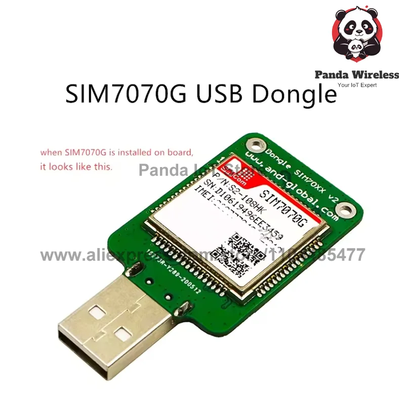 SIMCOM-멀티 밴드 USB 동글, SIM, NB-IoT, GPRS 모듈 포함, SIM7000, SIM800F, SIM900, LTE, CAT-M, CAT-NB, GSM용
