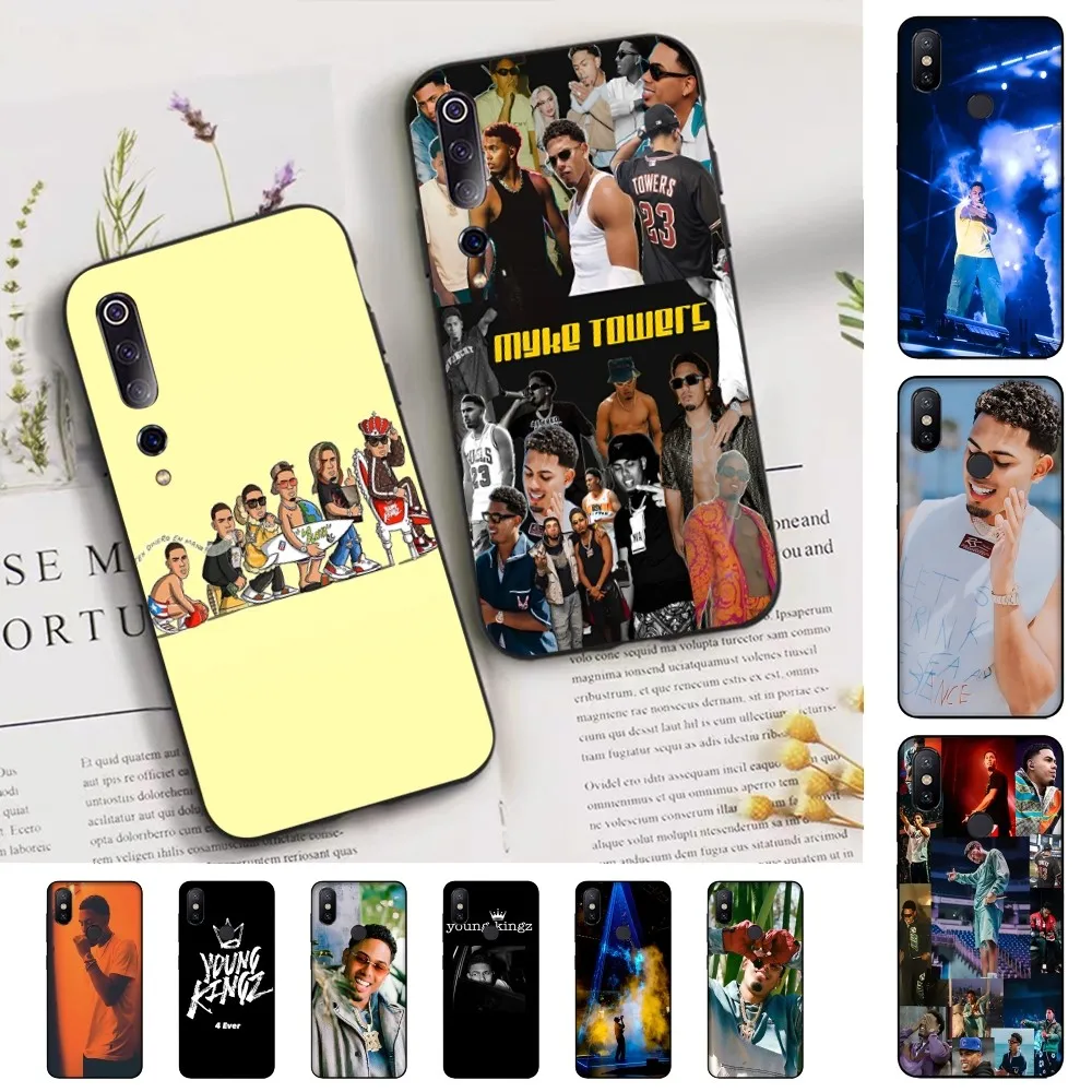 Rapper M-Myke T-Towers Phone Case For Xiaomi Mi 5X 8 9 10 11 12 Lite Pro 10T PocoX3pro PocoM3 Note 10 Pro Lite