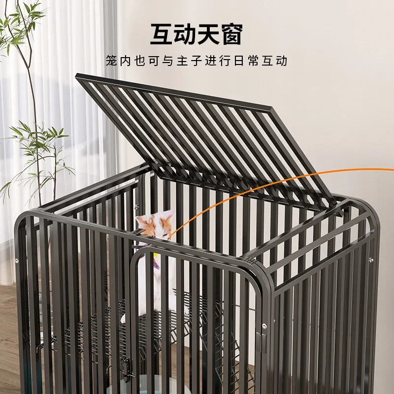 Double layer thick pet cat cage