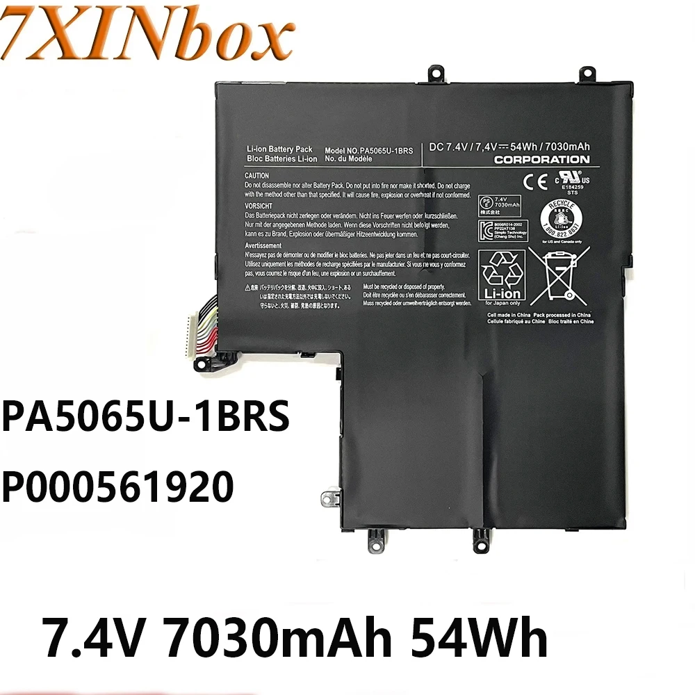 

7XINbox PA5065U-1BRS P000561920 7.4V 7030mAh 54Wh Laptop Battery For Toshiba Satellite U840W U840W-S400 U845W Series