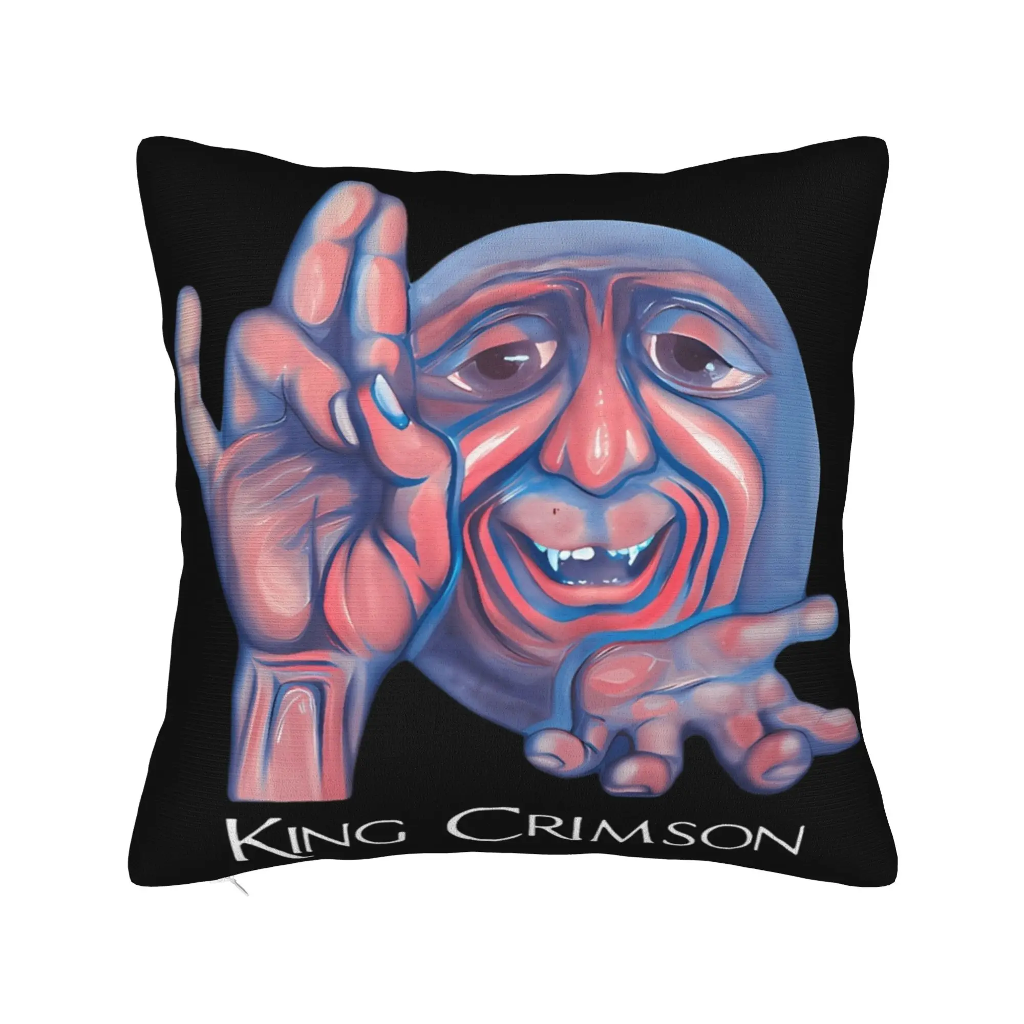 Decorative Pillow Covers King Crimson Rock Band Merch Home  Pillow Case Cover Zippered Multi-Size