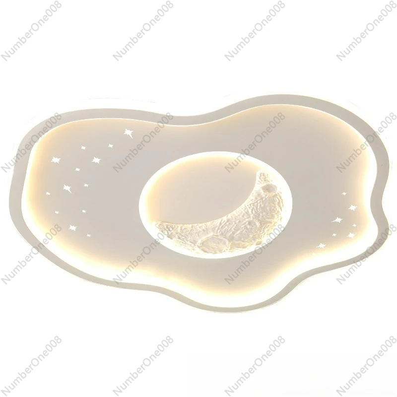 

Полноспектральный потолочный светильник «Звездное небо», современный светодиодный светильник с дизайном луны для спальни и детской комнаты - популярная хрустальная лампа