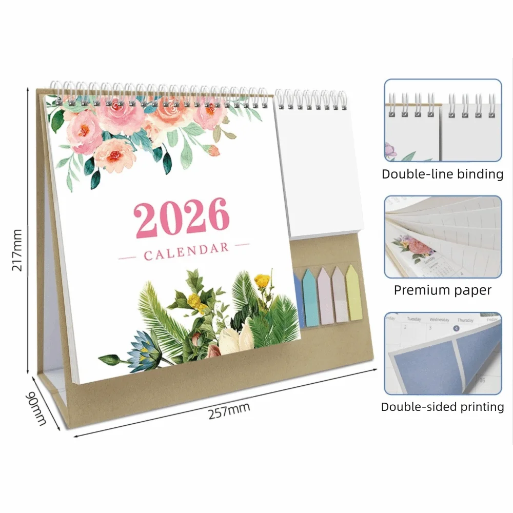 

Декоративный настольный календарь с треугольной поддержкой, стабильная поддержка, настольный календарь, переплетный календарь, стоячий календарь, индивидуальный планировщик