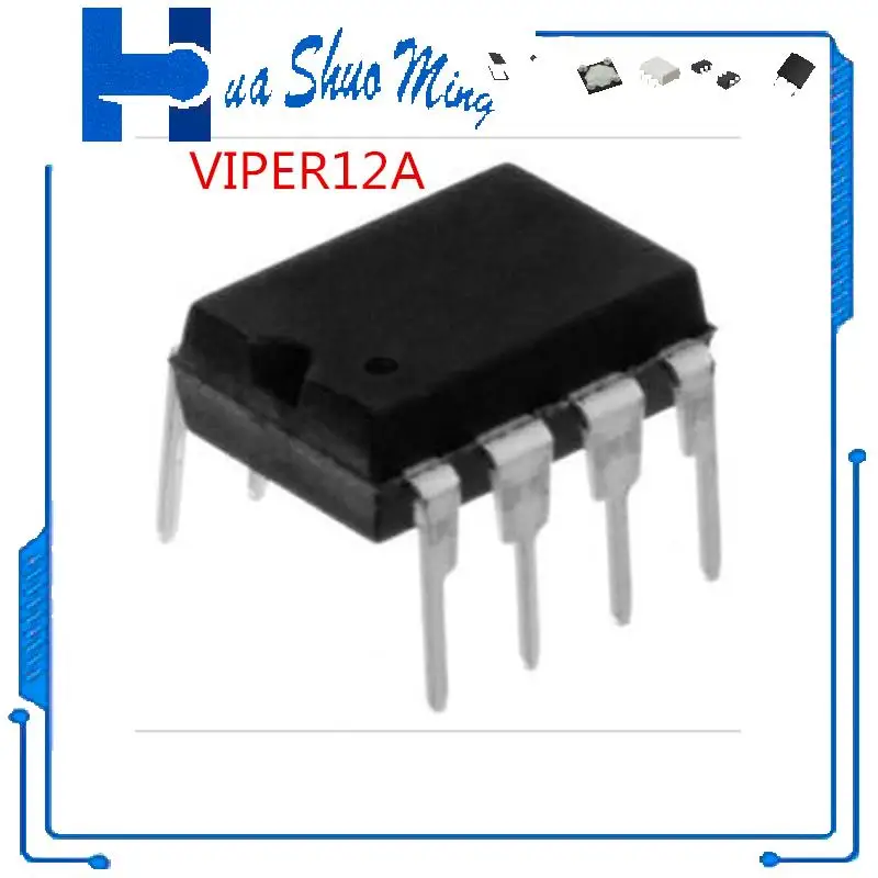 10PCS/LOT   VIPER12A VIPER 12A DIP8