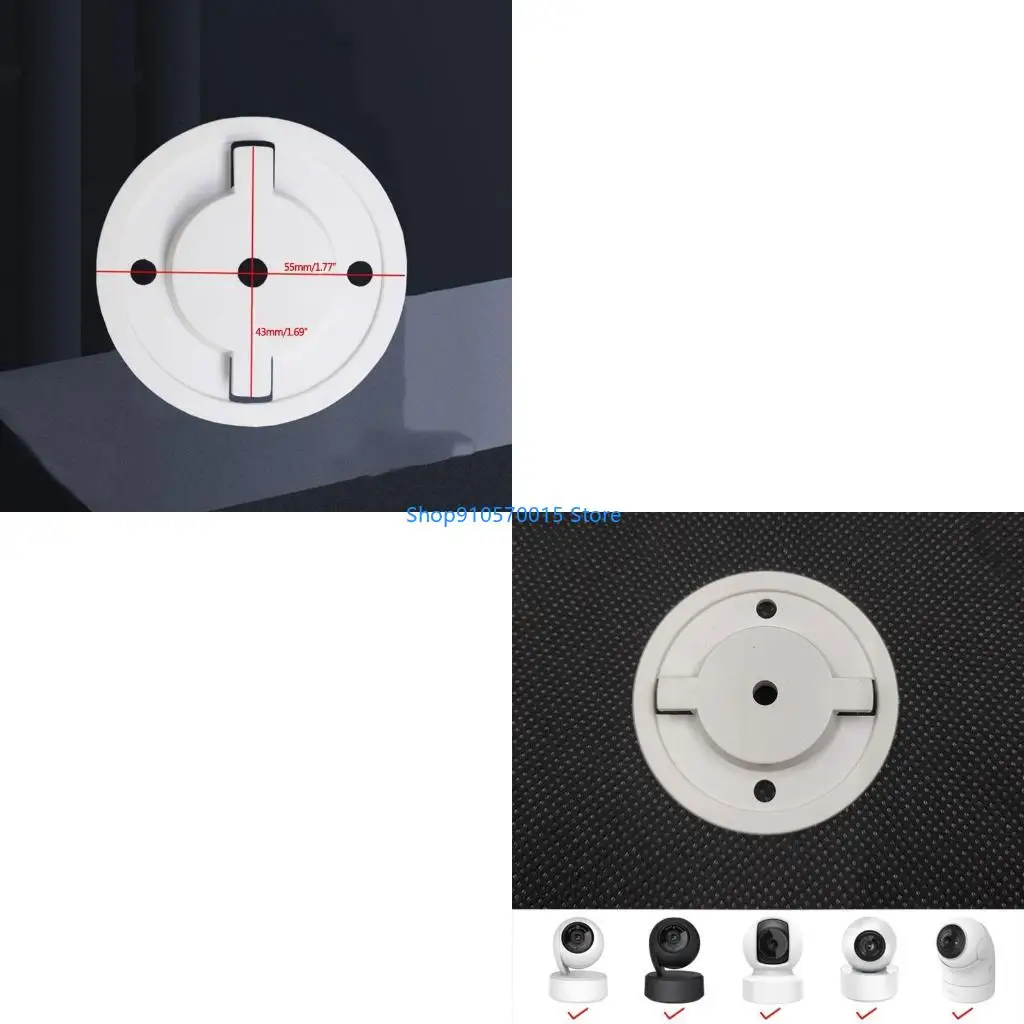 Support pour caméra dôme B95C, support d'installation blanc avec vis