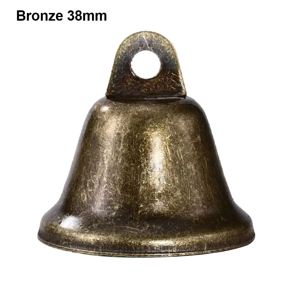 5pcs High Quality Vintage Retro Bell Ornaments 22/26/30/38mm 6Styles Christmas Bells Decoration Rustic Bells for Christmas Tree
