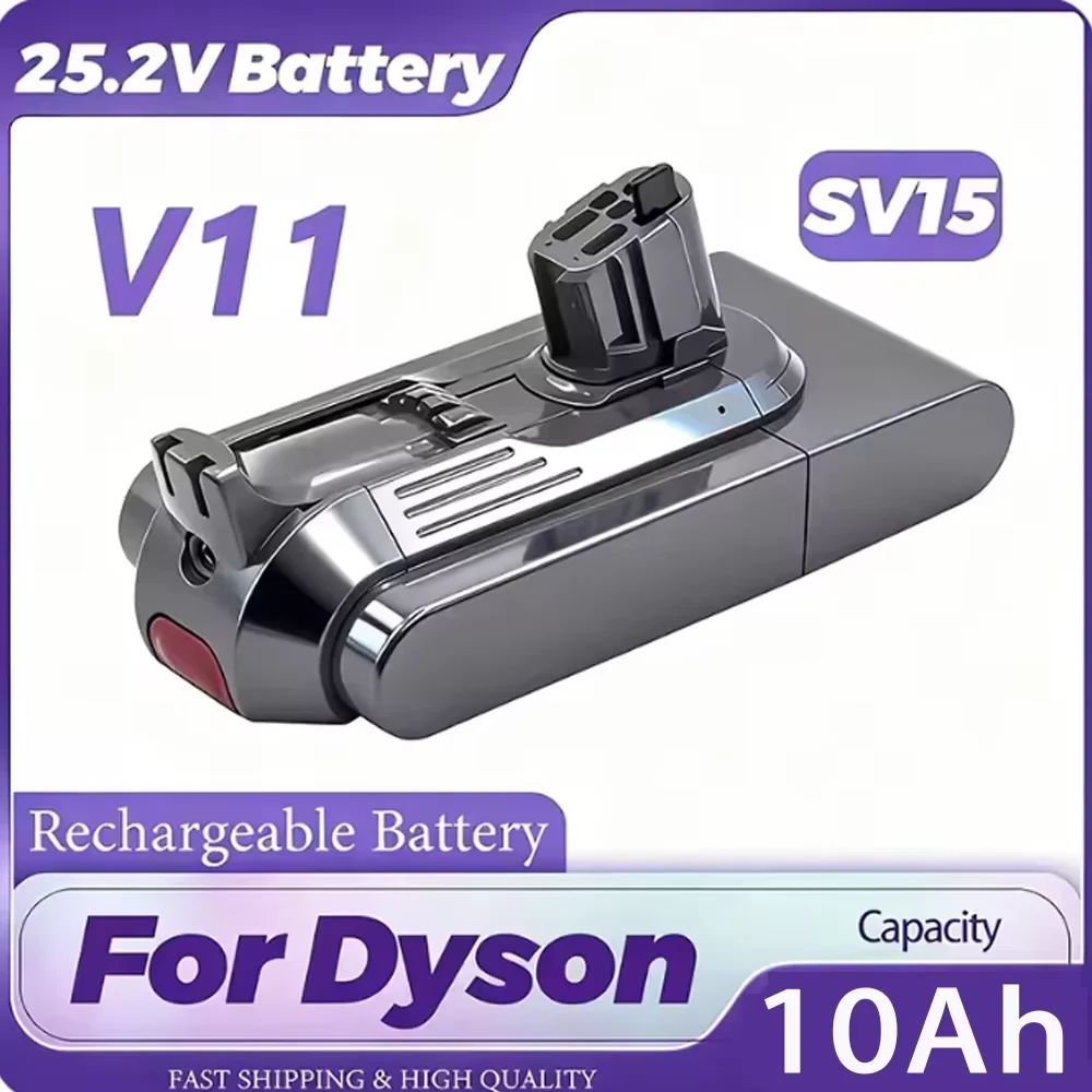

25.2V 10000mAh Li-ion Rechargeable Battery For Dyson V11 Total Clean Battery Handheld Vacuum Cleaner Spare Battery