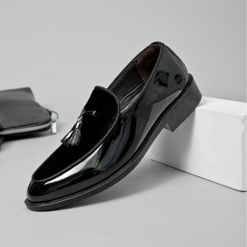 Men Oxfords Luxury Brand Tassel Shoes Loafers Fashion Formal Men's Wedding Party Men Shoes Dress Moccasins Slip on Driving Shoes