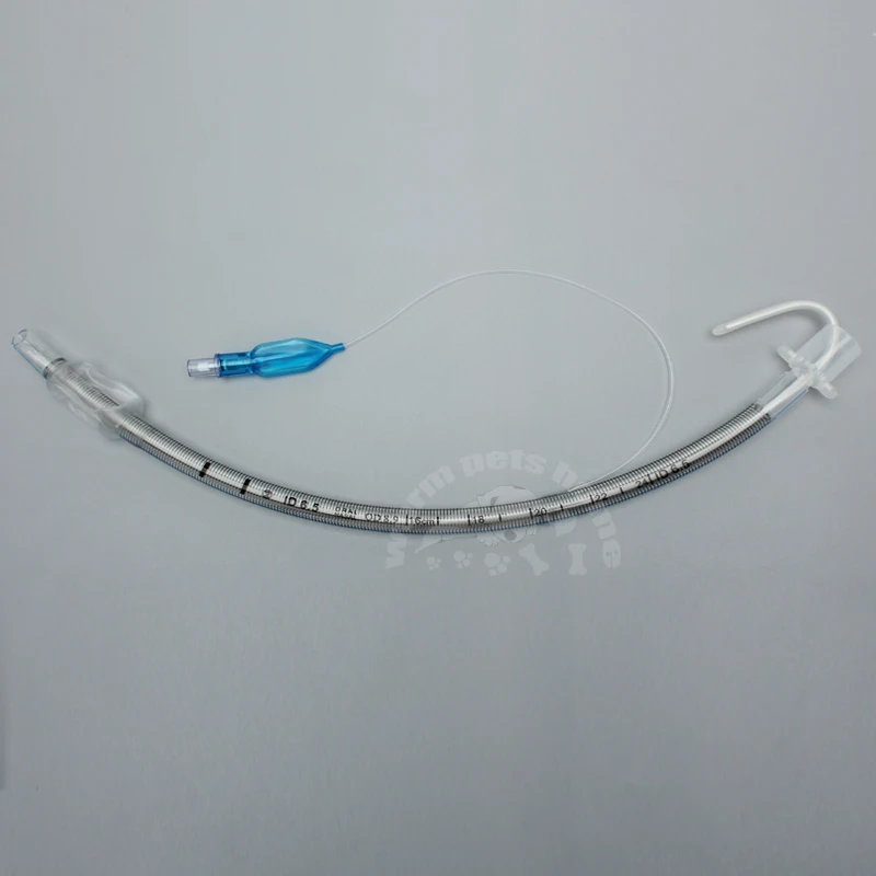 Reinforced Endotracheal Tube With Stylet 2.5-10mm Disposable Sterile Tracheal Intubation for Human and Animals Veterinary