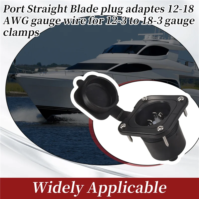 

Входное отверстие ETL 15 А для автодома, розетка, блок нагревателя, заглушка бампера с водонепроницаемой крышкой, штекер NEMA 5-15, настенная вилка стандарта США