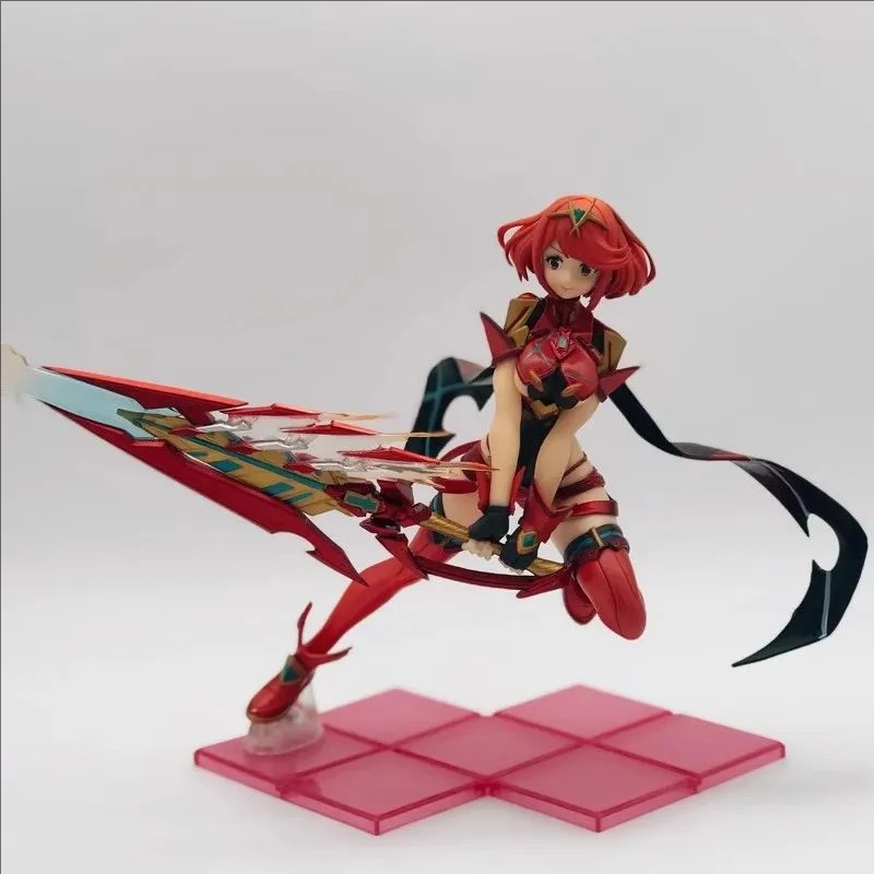 21cm Xenoblade Chronicles 2 Pyra And Mythra Game Girl Figure Model Statue Boys Collection Desktop Decoration Ornament Toys Gifts