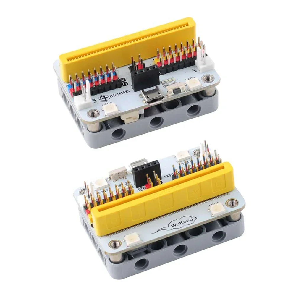 Плата расширения Elecfreaks Wukong Micro:Bit с механическим когтем - комплект кодирования STEM для обучения программированию строительных блоков