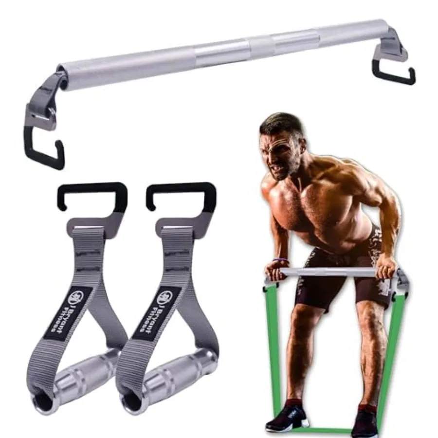 Heavy Duty Fitness Resistance Band Exercise Bar